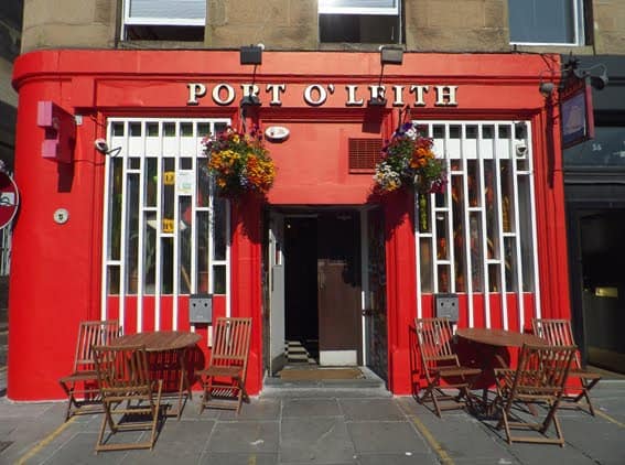 port o'leith edinburgh pub